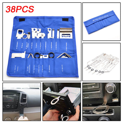 38x Stereo Removal Keys Tool Set Release Extraction Car CD Radio Audio Head Unit