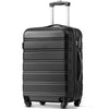 Set of 3 Large Cabin Suitcase Hard Shell Travel Trolley Hand Luggage 20 24 28 "