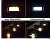 2x Super Bright Solar Powered Led Door Fence Wall Lights Outdoor Garden Lighting