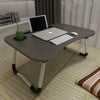 Folding Laptop Bed Tray Table Portable Lap Desk Notebook Breakfast Cup Slot UK