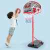 Portable Basketball Backboard Hoop Net Set Outdoor Basketball Stand with Ball UK