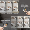 Hollywood Vanity Make Up Mirror with Lights 18-LED Tabletop Wall Metal 80x62cm