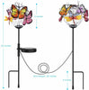 Set of 4 Solar Power LED Butterfly Stake Lights Garden Lights Outdoor Lawn Lamp