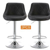 2X Bar Stools Leather Swivel Gas Lift Chair Kitchen Breakfast Pub Black,Red,Grey