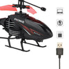 Mini RC Infraed Induction Helicopter Aircraft Flashing Light Toys Christmas Gift
