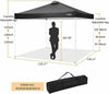 Gazebo 3x3m Pop Up Marquee Party Tent Awning Outdoor Patio Market Wedding Canopy