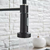 Kitchen Sink Mixer Tap Black Copper Faucet Mono Taps Swivel Pull Out Spray Spout