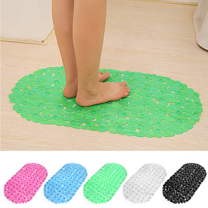 Large Strong Suction Anti Non Slip Bath Shower Mat - Foot Massage + 5 Colours
