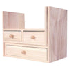 Desktop Bookcase Desk Tidy Storage Rack Organizer Book Display Cabinet 3 Drawers