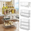 Modern Metal Stacking Wire Kitchen Vegetable Fruit Basket Storage Rack Organizer