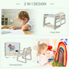 Kids Study Desk Chair Set Armchair Drawing Board Table Children Playroom Toddler