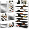 5/10 Tier Shoe Rack Storage Stand Shelf Shoes 50 Pairs Footwear Home Organiser