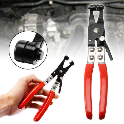 45° Locking Car Pipe Hose Clamp Pliers Fuel Coolant Clip Curved Throat Plier