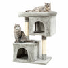 Cat Activity Tower Tree Sisal-covered Scratching Posts and Perch 2 Plush Condos