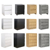 Modern Chest of Drawers Bedside Table Cabinet Nightstand 2/3/4 Drawers Bedroom