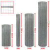 1"x1" Welded Wire Mesh Aviary Fencing Fence Chicken Rabbit Garden Galvanised 30M
