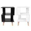 Modern Bedside Table Cabinet Bedroom Furniture Storage Nightstand Wooden Legs