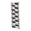 36 PAIR OVER DOOR HANGING SHOE RACK 12 TIER SHELF ORGANISER STORAGE STAND HOLDER