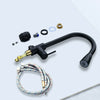 Kitchen Sink Taps Pull Out Spray Mixer Single Lever Swivel Black Spout Brass Tap
