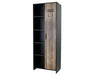 Industrial Style Bedroom Storage Furniture Black Wardrobe Bedside Cabinet Drawer