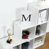 Wooden 6 Cube Bookcase Shelving Unit Display Storage Shelf Office Home White