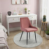 Dining Chair Pink Velvet Chairs Metal Legs Kitchen Home Kitchen Dinning Room