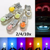 1-10x Canbus T10 W5W 501 194 168 COB 8 SMD LED Silica Bright License Light Bulb
