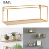 Metal Wire Shelf Unit Floating Shelf Room Kitchen Office Wal Mount Storage Rack