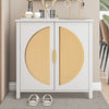 Sideboard Buffet Storage Cabinet with Rattan Doors Living Room Kitchen Furniture