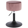 1x Breakfast Bar Stools Bar Chairs for Kitchen Bar Stools with Velvet Swivel Gas