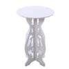 White Corner Sofa Side Coffee Table Plant Flowerpots Vase Telephone Holder Stand