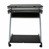 Small Computer Desk Movable Laptop PC Study Table Compact Workstation Desktop