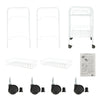 2 Tier Rack Stand Stainless Steel Kitchen Storage Organiser Shelf Office Stand
