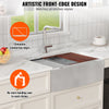 30" Top Mount Farmhouse Kitchen Sink Single Bowl Basin 304 Stainless Steel