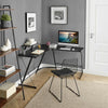 Computer Desk Workstation Corner L-Shaped Home Office Table PC Study Gaming Top