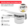 Stainless Steel Hand Held Potato Ricer Silver Masher Vegetable Juicer Puree UK
