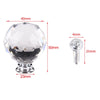 8pcs Clear Diamond Crystal Glass Door Knobs Handles Drawer Wardrobe Cabinet