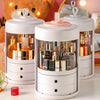 360 Rotating Makeup Organiser Case Cosmetic Storage Box Perfume Display Stand UK