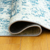 Luxury Rug Faded Blue Floor Carpet Area Rugs Mats Non Slip Living -
