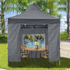 2m/3m Gazebo Marquee Heavy Duty Garden Tent Showerproof Full Side Curtains Party
