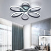 Modern Flower Shaped LED Ceiling Light Chandelier Lamp Home Lights Living Room
