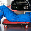 Foldable Under Car Creeper 2 In 1 Mechanic Trolley Stool Board Headrest Rolling