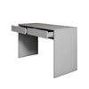 Computer Desk Desktop Laptop PC Table Workstation Drawers Home Office White/Grey