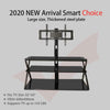 TV Stand Modern Glass Unit up to 65" inch HD LCD LED Curved TVs W/ Glass Shelves