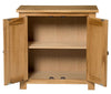 Small Oak Storage Cupboard | Wooden Filing Cabinet Shoe Organiser Bathroom Unit