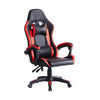 Red Racing Gaming Chair Faux Leather Adjustable Seat Office Computer Desk Chair