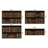 Wall Sticker Decal Vintage Bookshelf Library Stickers Standard Size 88 x 203 cm