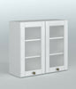 White Gloss Kitchen Glass Door Unit Wall Cabinet 80cm 800 Cupboard Shaker Antila