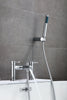 Waterfall Bathroom Tap Chrome Basin Mixer Bath Filler Shower Deck Tap Faucet Set