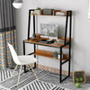 Ladder Computer Desk with Shelves Small Workstation Home Office PC Table Laptop